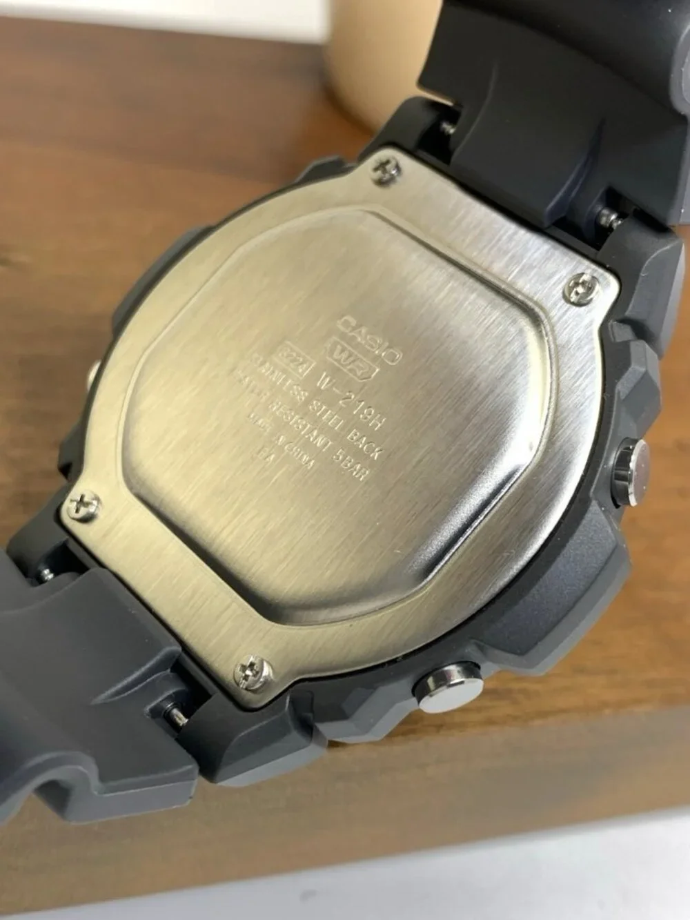 Casio Men's Watch W219H Illuminator Quartz Digital 42mm Gray Resin Sport 3224